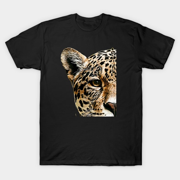 Protect Jaguars #1Black Background T-Shirt by SouthAmericaLive